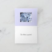 Baby Blue Hortensia Bedankt (Binnen)