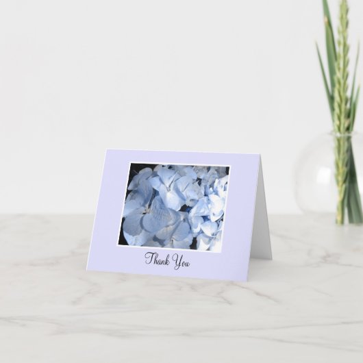 Baby Blue Hortensia Bedankt (Voorkant)