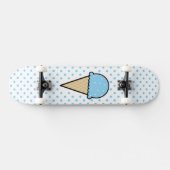 Baby Blue Ice Cream Cone Skateboard (Horizontaal)