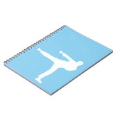 Baby Blue Karate Notitieboek (Linkerzijde)