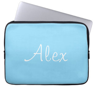 Baby Blue Laptop Sleeve