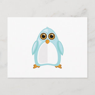 Baby Blue Penguin Briefkaart