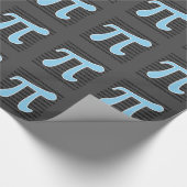 Baby Blue Pi-symbool Cadeaupapier (Hoek)