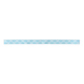 Baby Blue Plaid Satin Ribbon – Baby shower & Gift Lint (Voorkant)