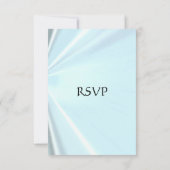 Baby Blue Satin RSVP (Achterkant)
