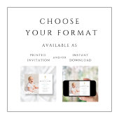 Baby Blue Script Cross Boy Fotodoop Kaart