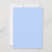 Baby Blue Silver Glitter Photo Afstuderen Kaart (Achterkant)