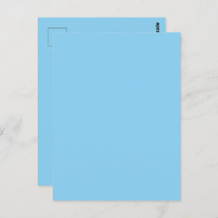 Baby Blue Sky Solid Kleur Briefkaart