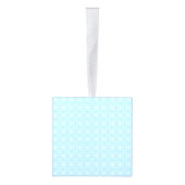 Baby Blue Snowflakes Ornament (Rechts)