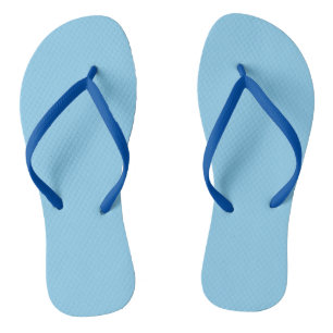 Baby Blue Solid Color Teenslippers