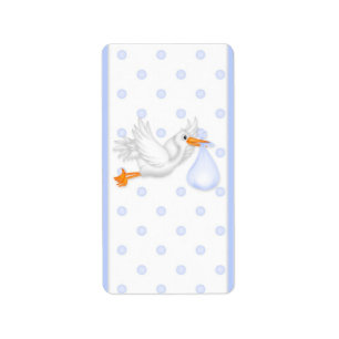 Baby Blue Stork Hersheys Miniatuur Snoep bar Wrap Etiket