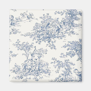 Baby Blue Toille magnet Magneet
