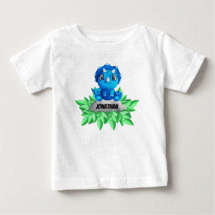 Baby Blue Triceratops Dinosaur