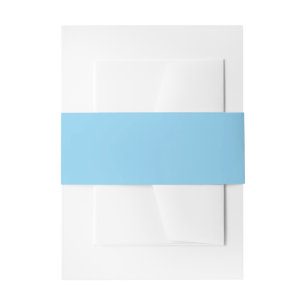 Baby Blue Uitnodigingen Wikkel