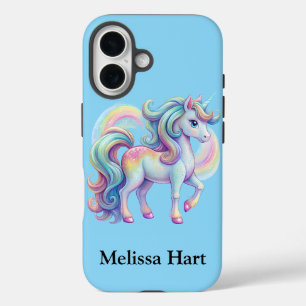 Baby Blue Unicorn iPhone / iPad hoesje