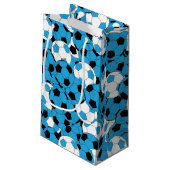 Baby Blue Voetbal Collage Klein Cadeauzakje (Achterkant Gekanteld)