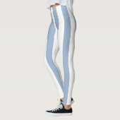 Baby Blue & White Stripe Leggings (Links)