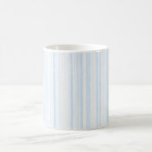 Baby Blue Witte Strepen Koffiemok (Center)