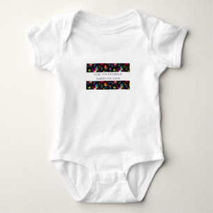Baby Body Jersey - Gebouwd op Moed Opgegroeid met  Romper
