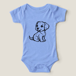 Baby Body met Zwarte Goud Retriever Puppy