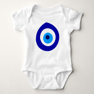 Baby Body mit Blau Nazar! Romper