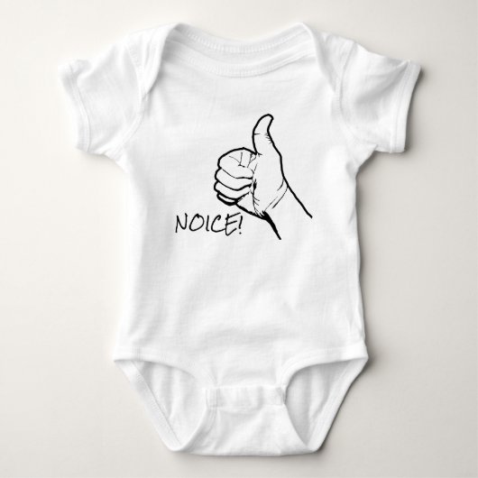 Baby body NICE THUMB UP Romper (Voorkant)