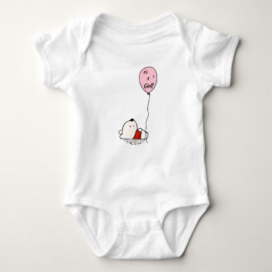 Baby Body Suit: Het is een meisjesontwerp Romper (Voorkant)