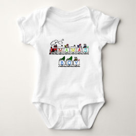Baby Body Suit: Mama's Jongen Romper