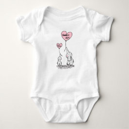 Baby Body Suit: Papa's Meisje Moeder's Prinses Romper