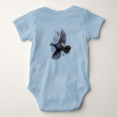 Baby Bodysuit Fern Aotearoa NZ funny baby talk (Achterkant)