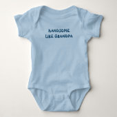 BABY BODYSUIT KNAP ALS OPA (Voorkant)