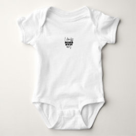 Baby Bodysuit - Literally Obsessed With My Aunt