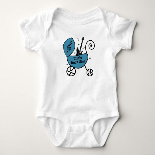 baby Bodysuit Little Rock Star (Voorkant)