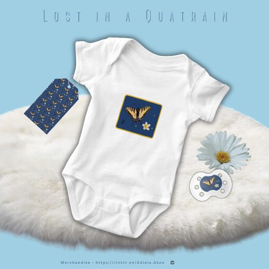 Baby Bodysuit - Lost in Quatrain beroemd gemaakt d