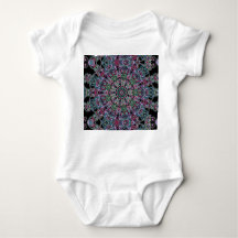 Baby bodysuit met mandala 2