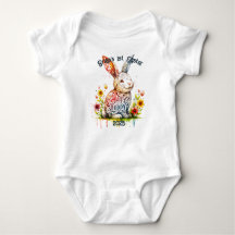  Baby Bodysuit met Schattige Bunny