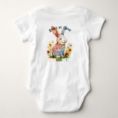  Baby Bodysuit met Schattige Bunny (Achterkant)