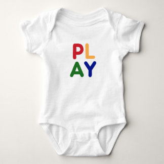 Baby Bodysuit met spelen in kleurrijke letters