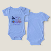 Baby Bodysuit Too Cute to Spook (Design Recto & Verso)