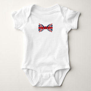 Baby Bodysuit - Union Jack Bow