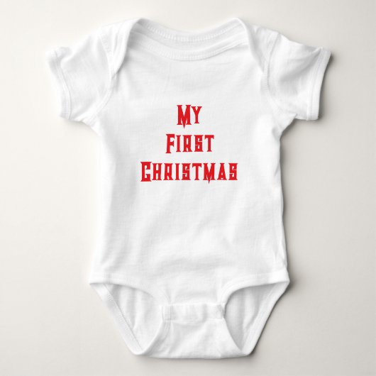 Baby bodysuit voor kerst (Voorkant)