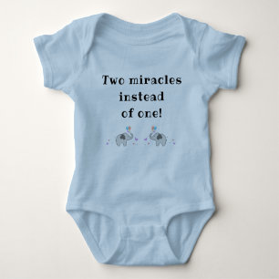 Baby Bodysuit voor tweeling, OnePiece w schattige 