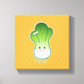 Baby Bok Choy Canvas Afdruk (Voorkant)