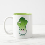 Baby Bok Choy Tweekleurige Koffiemok (Links)