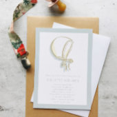 Baby Bonnet Baby Shower Invitation