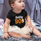 Baby Boo Family Matching Halloween Black Oranje Romper