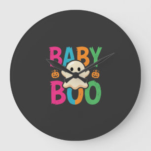Baby Boo Halloween Ghost Ontwerp_1 Grote Klok