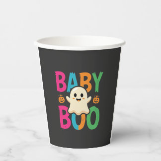 Baby Boo Halloween Ghost Ontwerp_1 Papieren Bekers