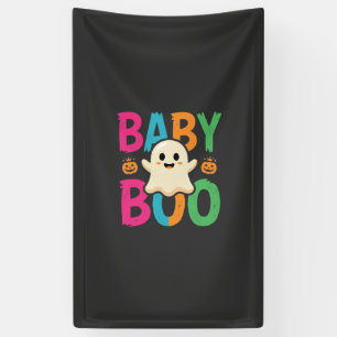 Baby Boo Halloween Ghost Ontwerp_1 Spandoek