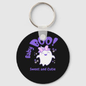 Baby Boo Sweet Toddler Halloween Design Sleutelhanger (Voorkant)